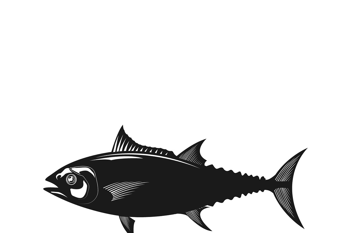 tuna, icon in Illustrations - product preview 8