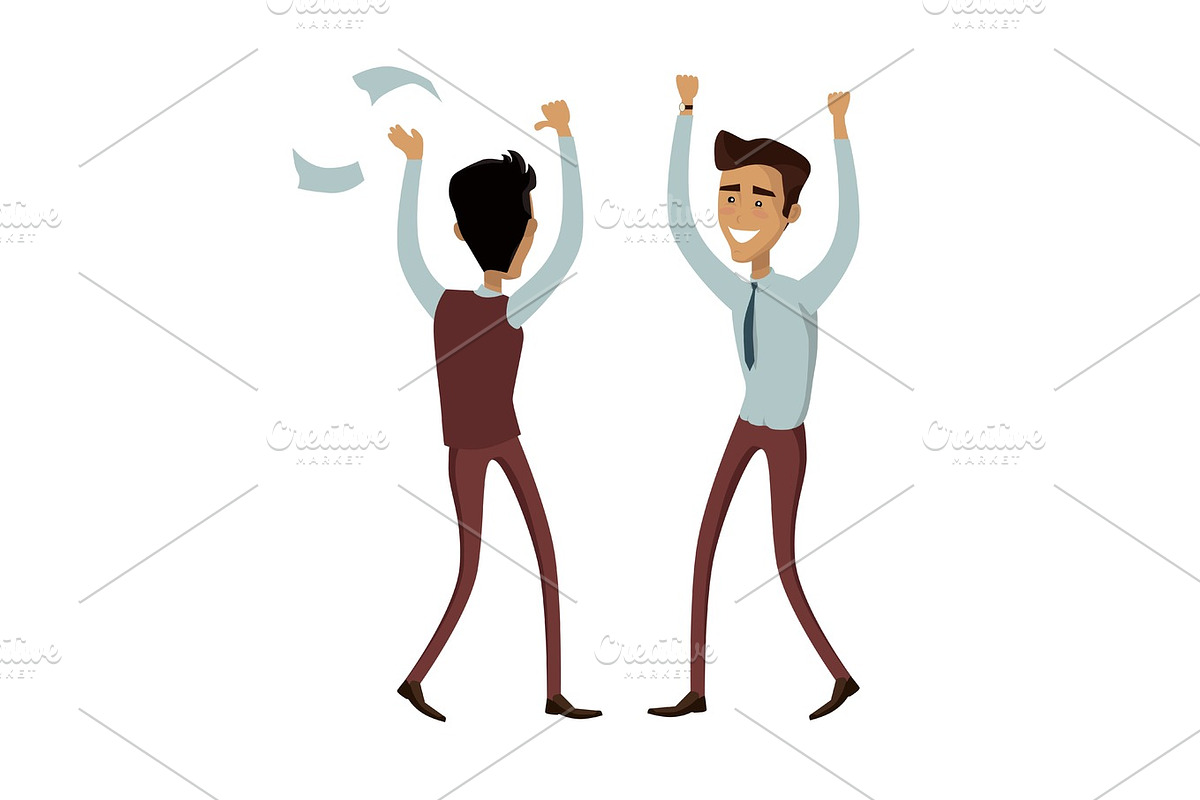 Business Team Work Success Concept Vector in Illustrations - product preview 8