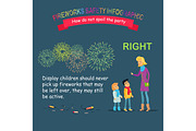 Fireworks Safety Infographic, Teaching Children
