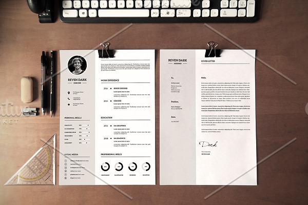 Clean Resume Template - V030