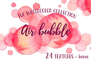 Air Bubble watercolor collection