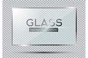 Glass Plate Isolated 