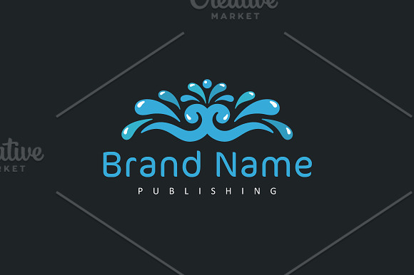 Fountain of Knowledge Logo in Logo Templates - product preview 1