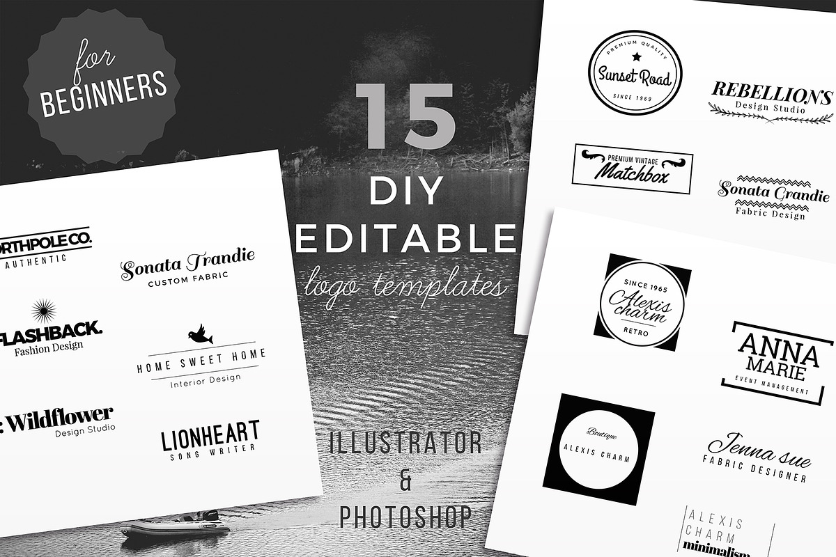15 DIY Logo Template for Beginners in Logo Templates - product preview 8
