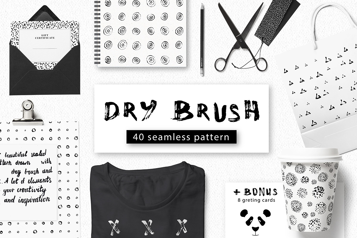 Dry Brush Patterns in Patterns - product preview 8