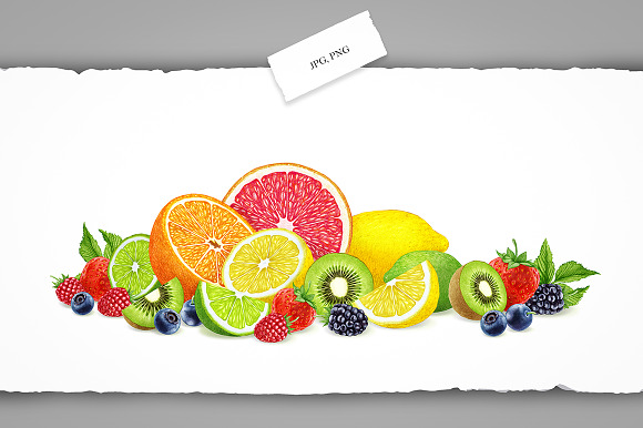 Fruits & Berries in Illustrations - product preview 6
