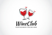 Wine Club Logo Template