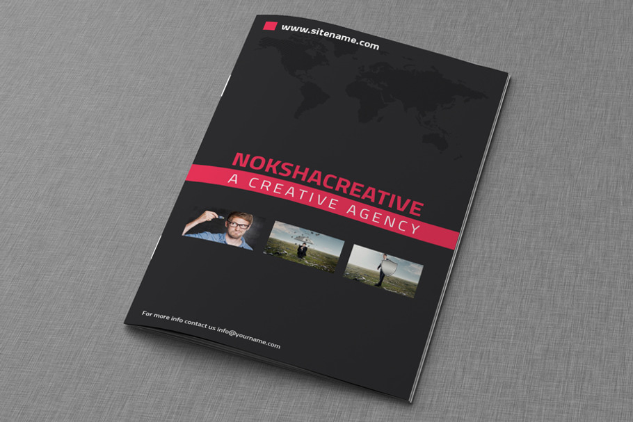 Corporate Bi Fold Brochure in Brochure Templates - product preview 8