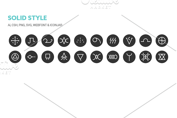 Ancient Symbols Icons in Graphics - product preview 6