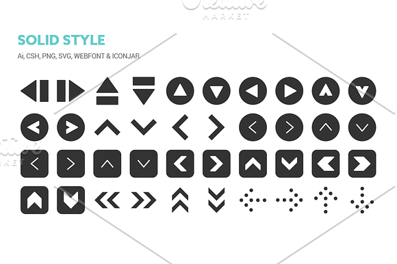 Arrows Icons in Graphics - product preview 4