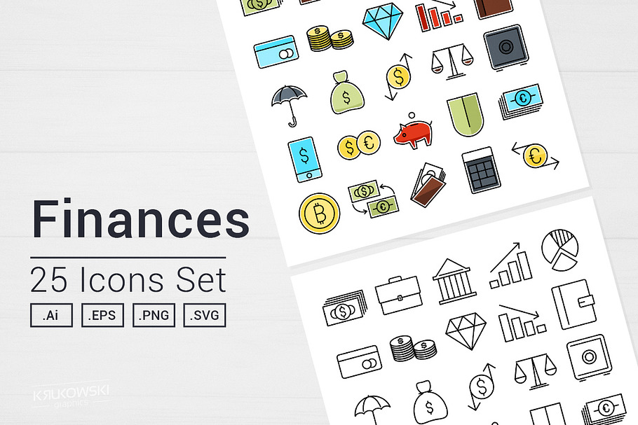 Money Finance Icons Set in Icons - product preview 8