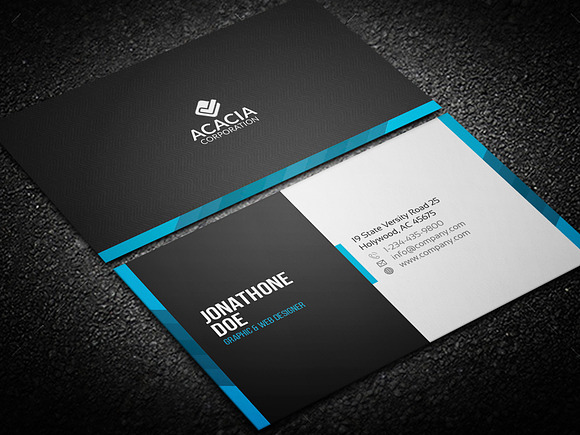 Trav Business Card in Business Card Templates - product preview 1