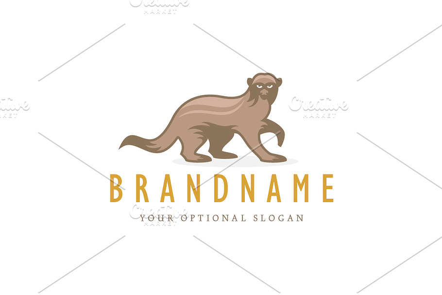 Honey Badger Logo in Logo Templates - product preview 8