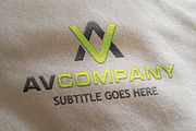 AV Company Style Logo