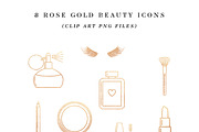 Rose Gold Beauty Icons