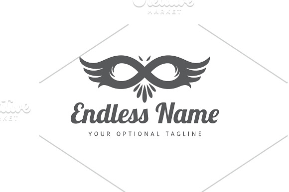Bird of Infinity Logo in Logo Templates - product preview 2