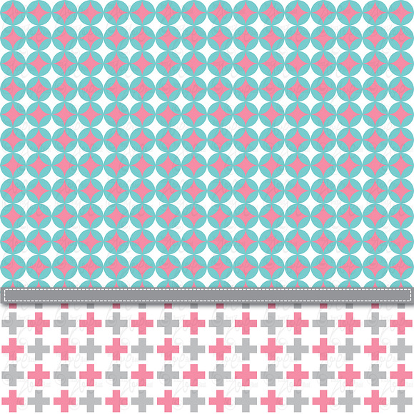 DigitalPaper Geometric & Houndstooth in Illustrations - product preview 1