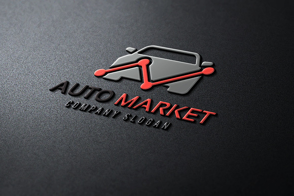 Auto Market in Logo Templates - product preview 1
