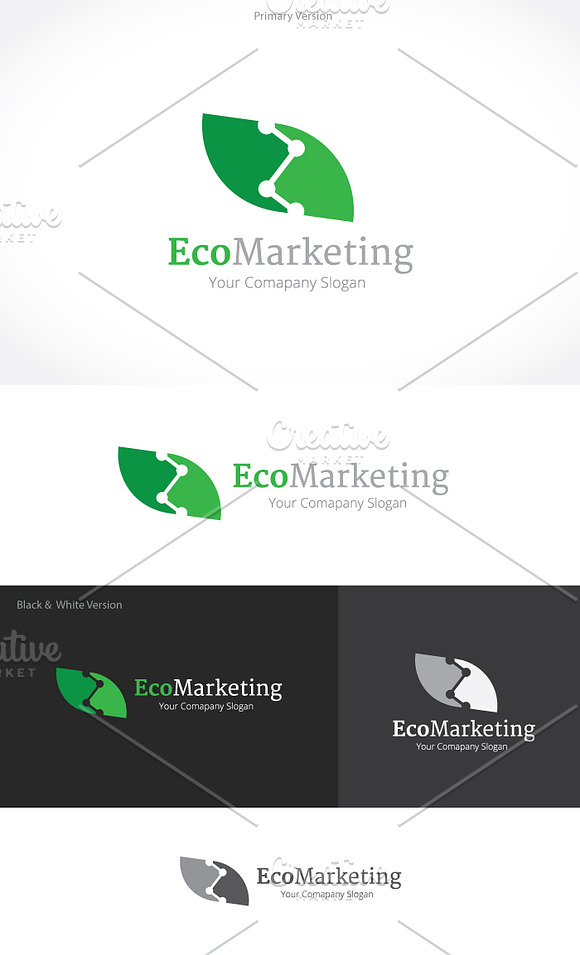 Eco Marketing in Logo Templates - product preview 2