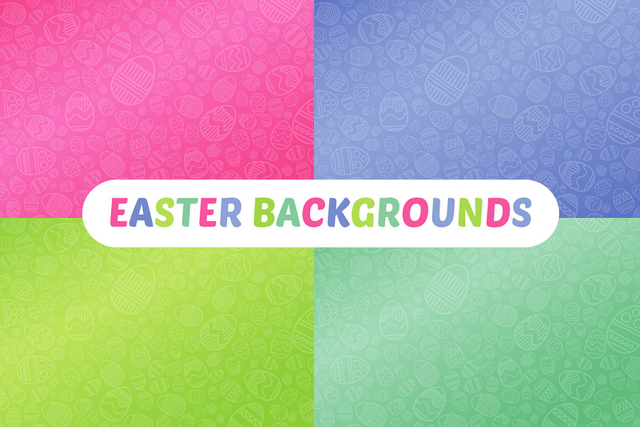 Easter backgrounds in Illustrations - product preview 8