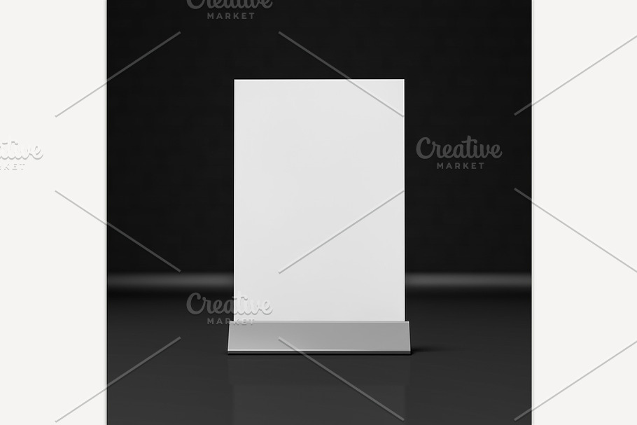 Table Tent isolated  in Graphics - product preview 8
