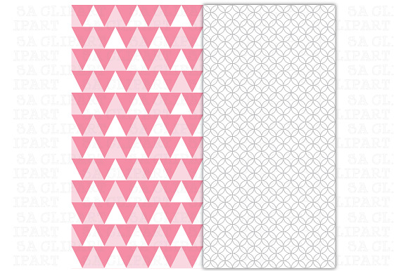 Geometric digital paper in Illustrations - product preview 2