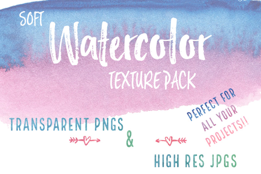 Soft Watercolor Texture Pack