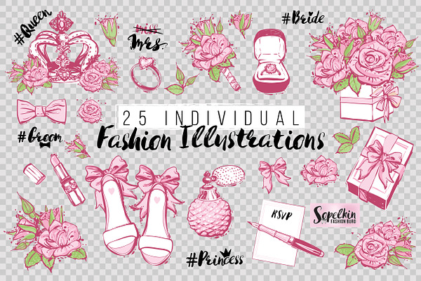 25 Romantic Fashion Illustrations