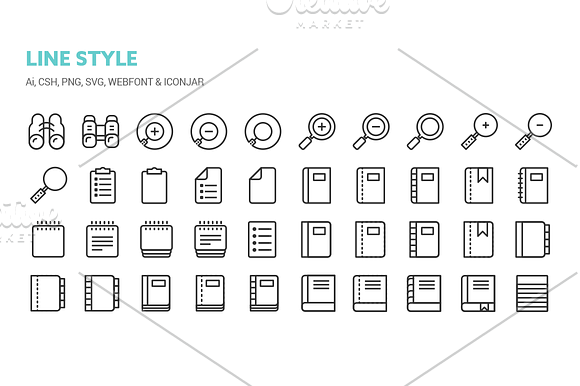 Basic Content Icons in Graphics - product preview 1