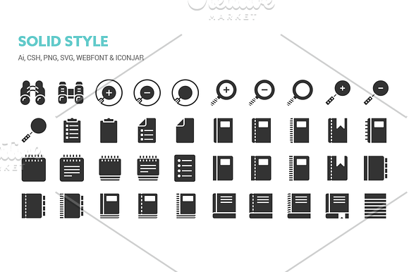 Basic Content Icons in Graphics - product preview 2