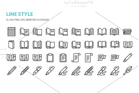 Basic Content Icons in Graphics - product preview 3