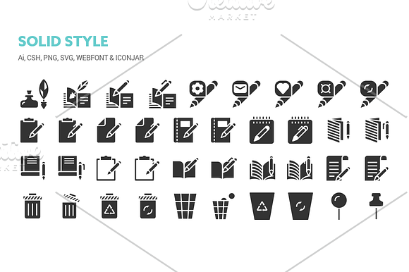 Basic Content Icons in Graphics - product preview 6