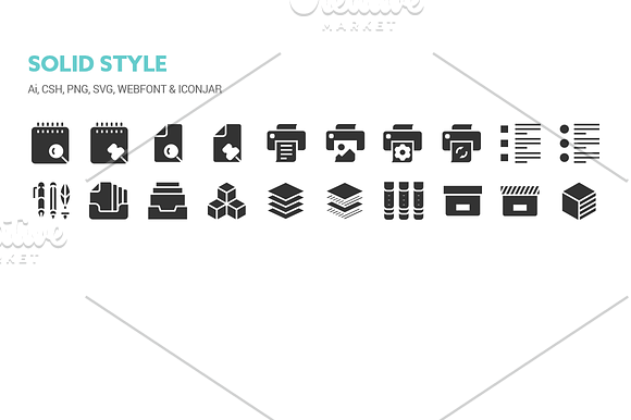 Basic Content Icons in Graphics - product preview 8