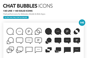 Chat Bubbles Icons