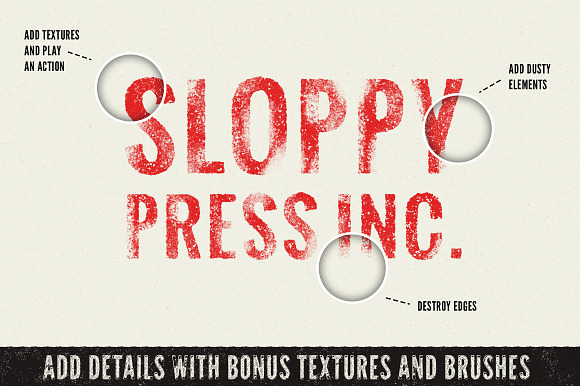 Sloppy Press Inc. in Photoshop Layer Styles - product preview 3