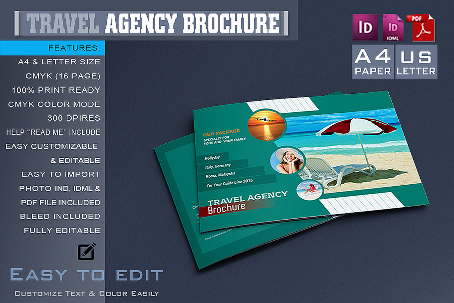 Travel Agency Brochure Catalog