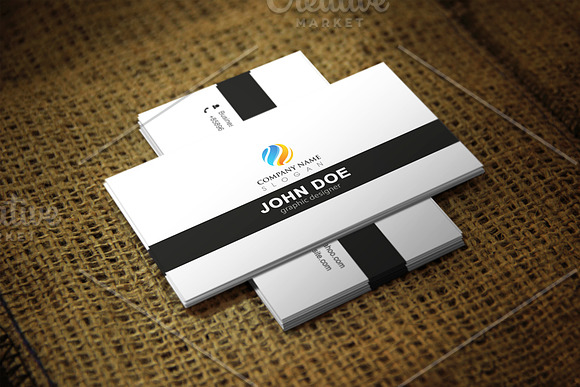 Oravit Business Card Template in Business Card Templates - product preview 1