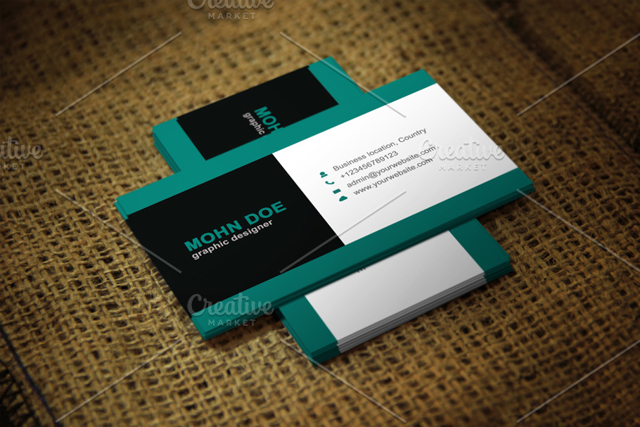 Riato Business Card Template in Business Card Templates - product preview 8