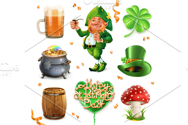 Happy St. Patrick's Day! Game icons