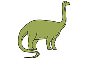 Brontosaurus Mono Line