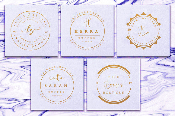 PREMIUM 120 Stamp Logo Bundle in Logo Templates - product preview 5
