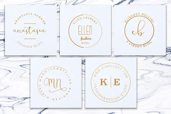 PREMIUM 120 Stamp Logo Bundle in Logo Templates - product preview 10