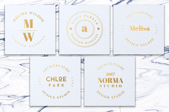 PREMIUM 120 Stamp Logo Bundle in Logo Templates - product preview 16