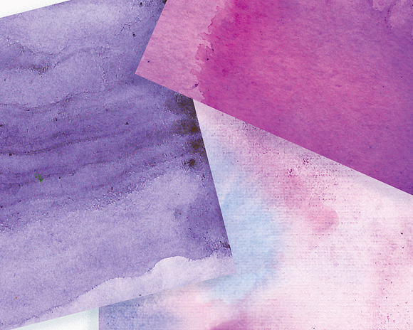 №234 Watercolor Violet background in Illustrations - product preview 1