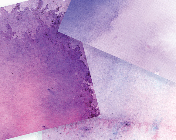 №234 Watercolor Violet background in Illustrations - product preview 2