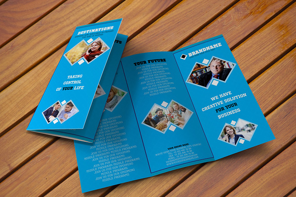 Tri-fold Brochure Template v03
