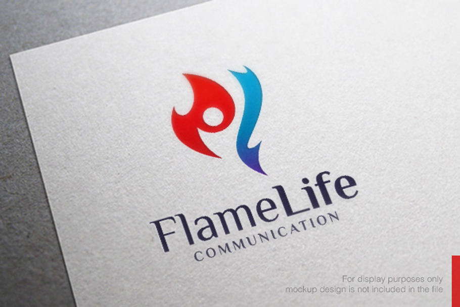 Flame People Fire Logo in Logo Templates - product preview 8