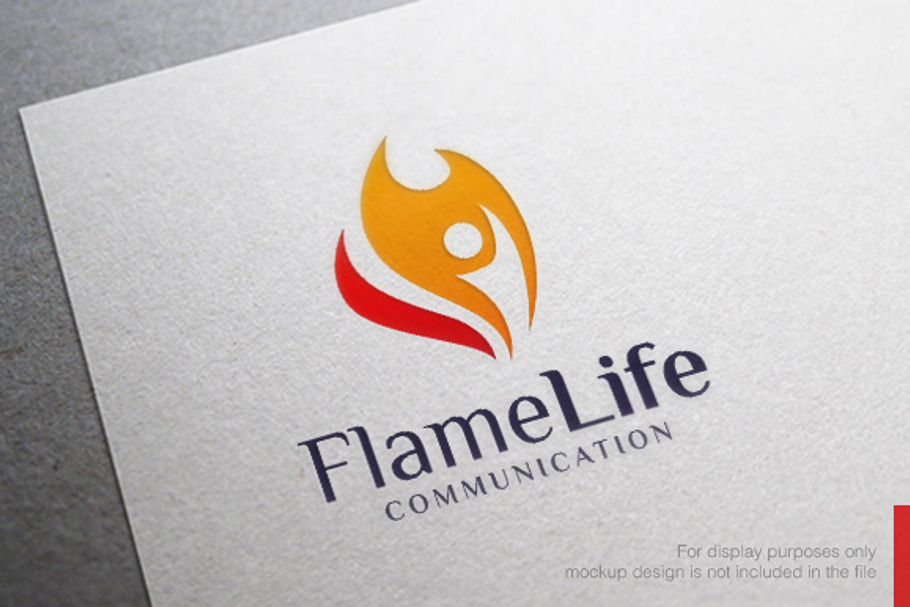 Flame People Fire Logo in Logo Templates - product preview 8