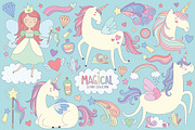 Unicorns & Magical Design Elements