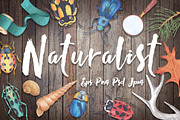 Naturalist - scientific design set